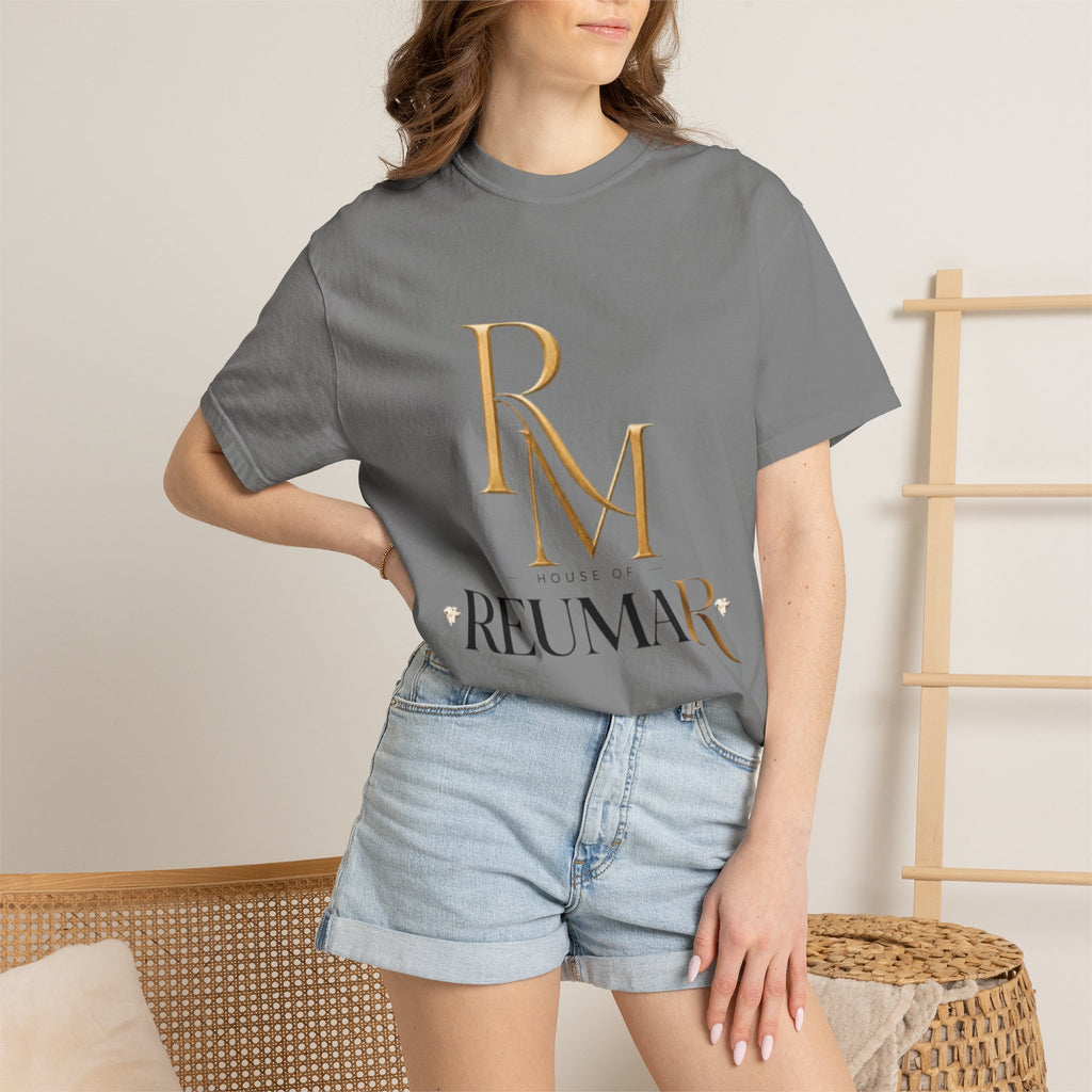 Refined Logo T-Shirt — "House of Reumar" Luxury Graphic Tee