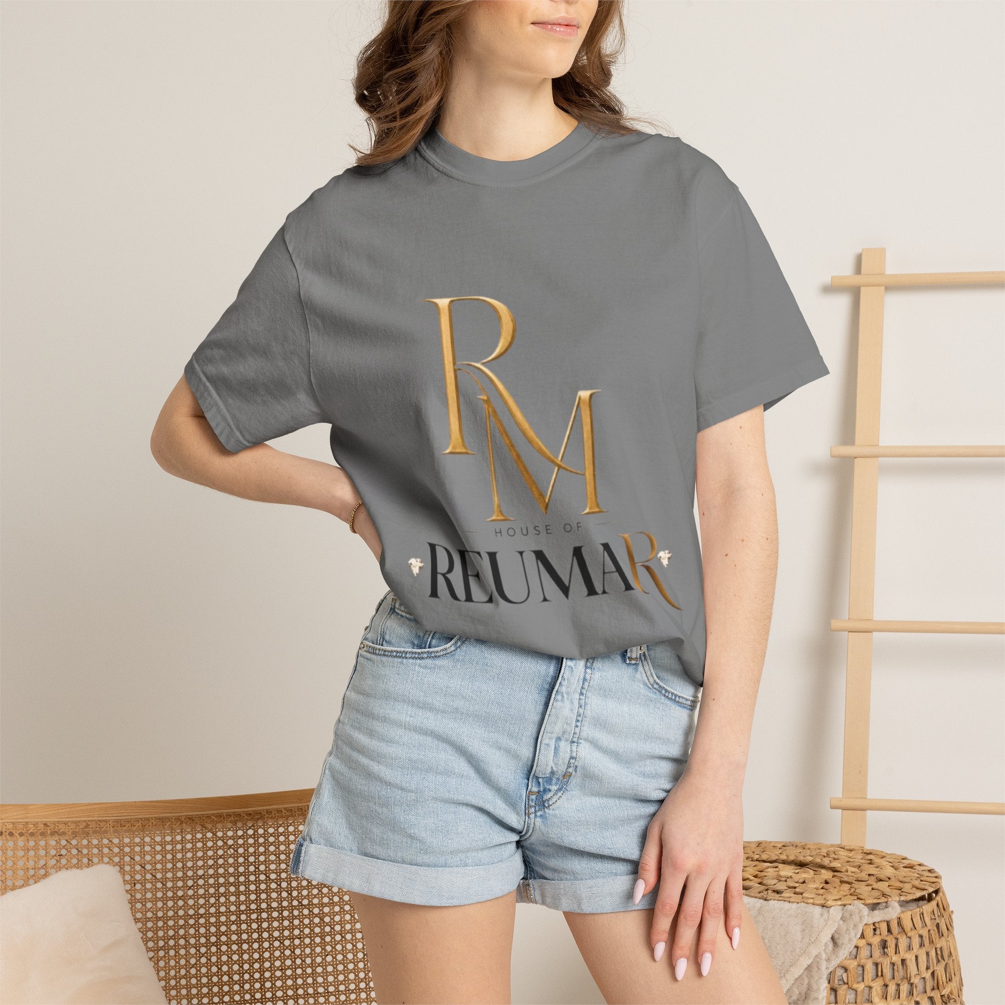 Refined Logo T-Shirt — "House of Reumar" Luxury Graphic Tee