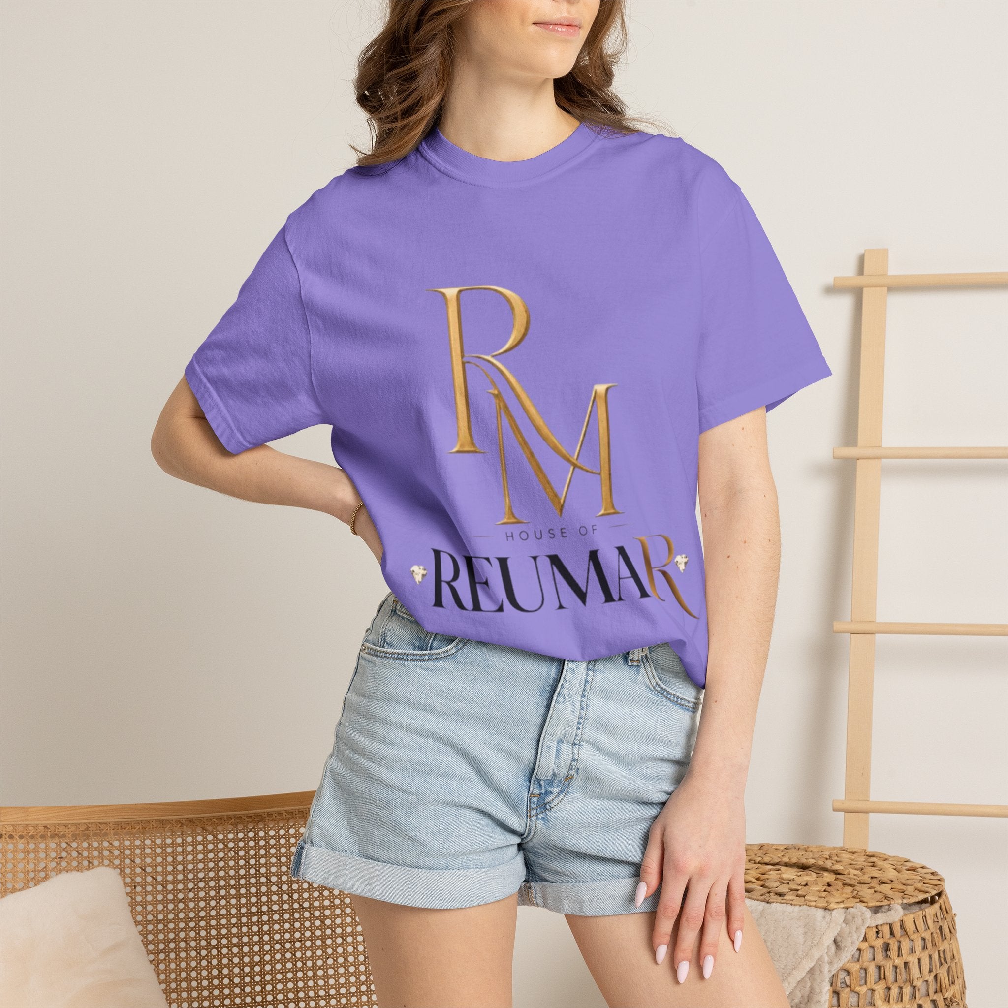 House of Reumar 'RM' Logo T‑Shirt — The Art of Refinement Crew Tee