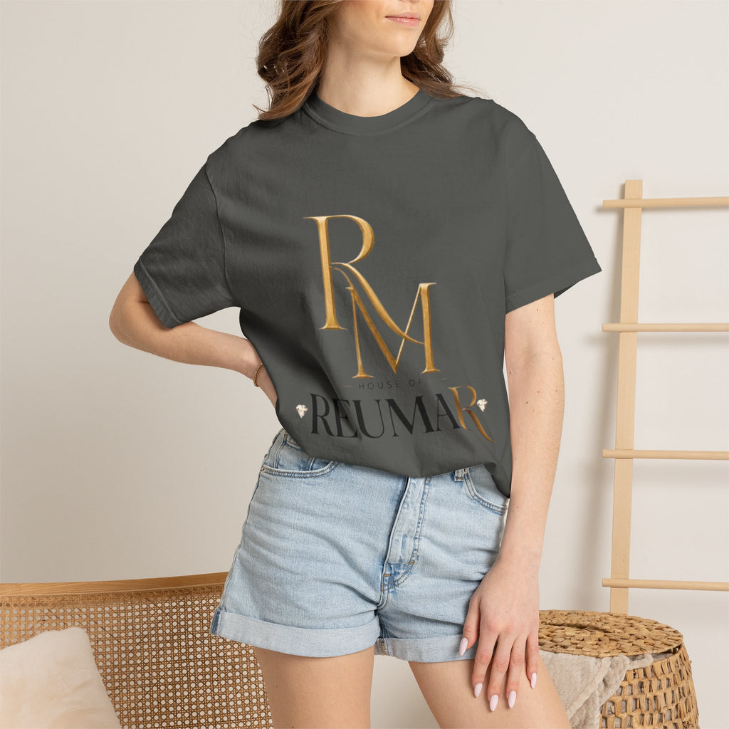 Refined Logo T-Shirt — "House of Reumar" Luxury Graphic Tee
