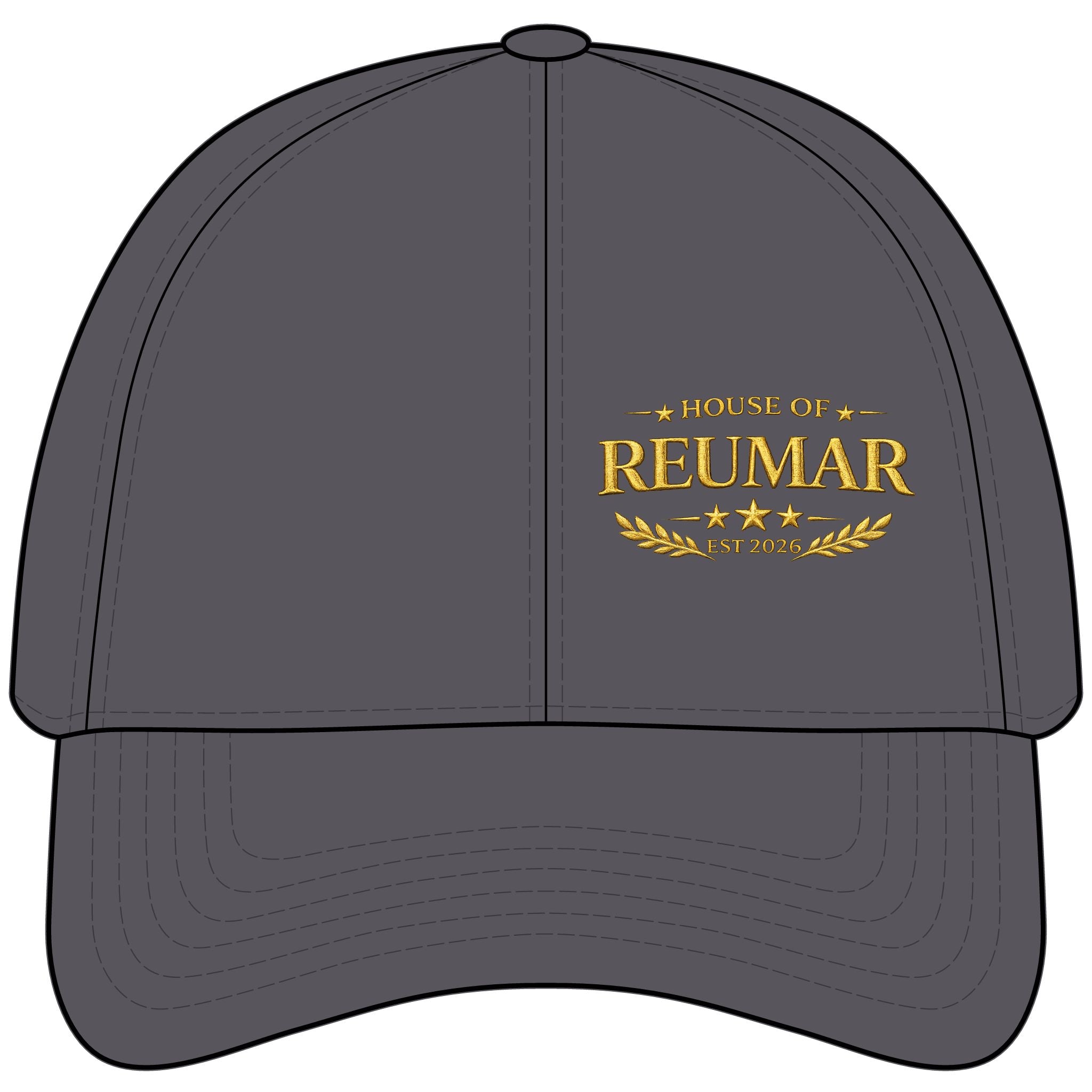 Classic Structured Six-Panel Baseball Cap — Adjustable Everyday Hat
