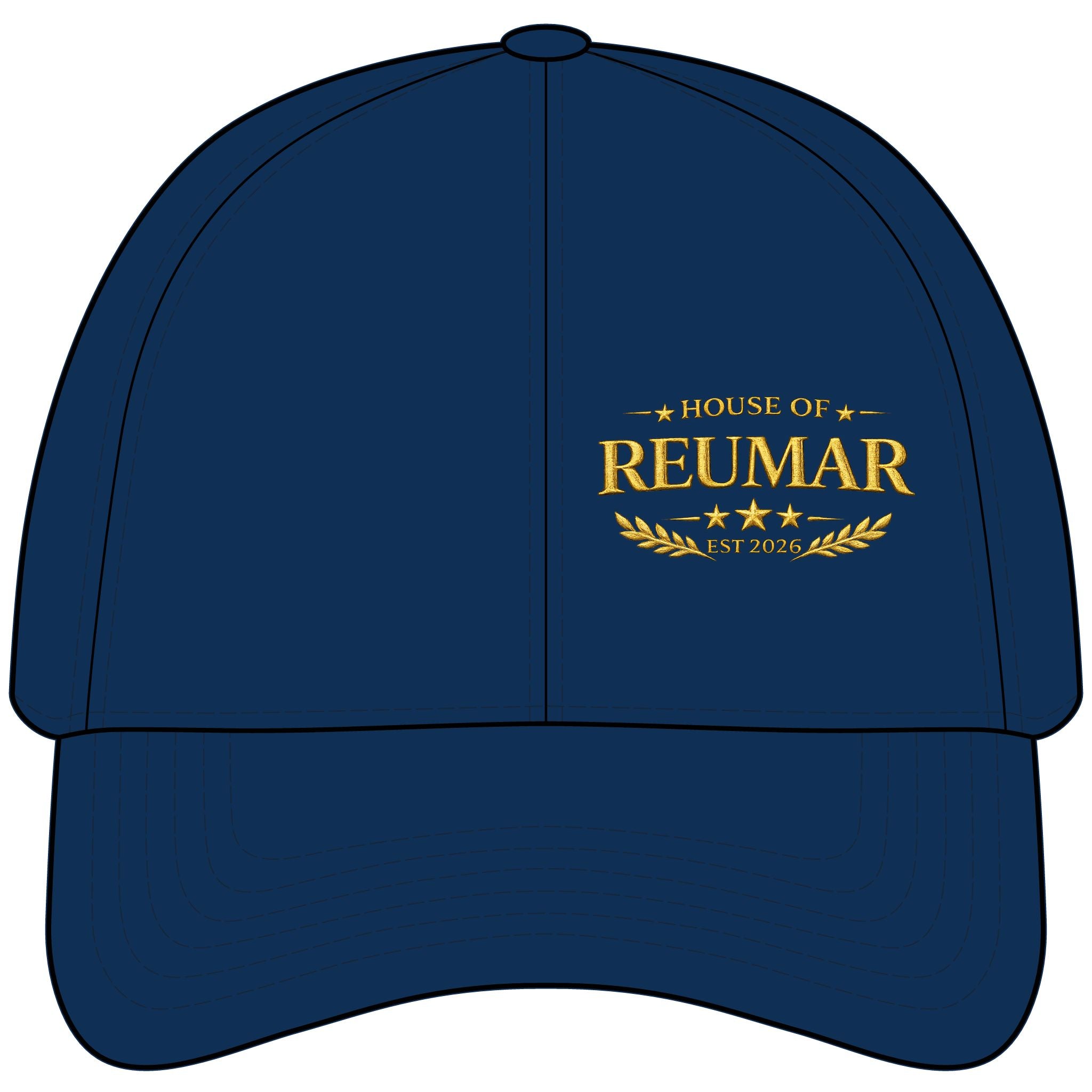 Classic Structured Six-Panel Baseball Cap — Adjustable Everyday Hat