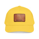Leather Patch Baseball Cap - Monogram RM Reumay