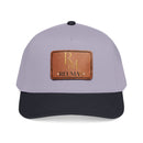 Leather Patch Baseball Cap - Monogram RM Reumay