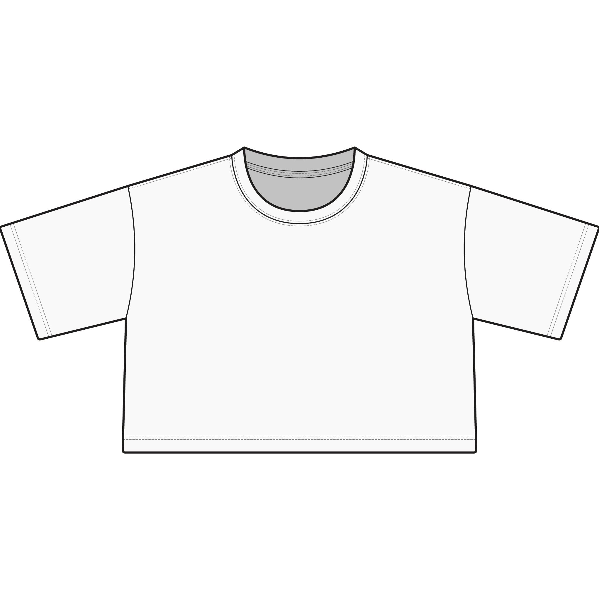 Reumar Monogram Cropped Tee