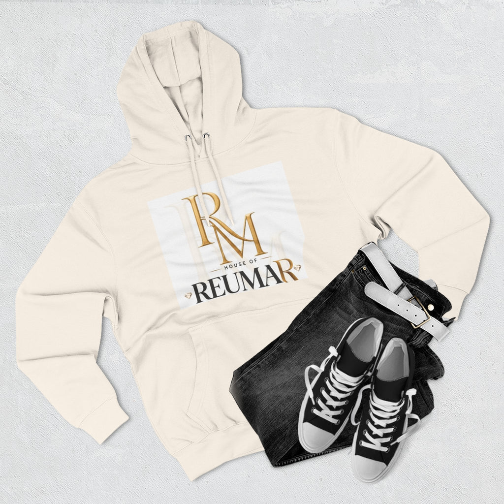 Art Lover Boutique Fleece Hoodie – 'House of Reumar' Designer Logo Pullover