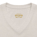 Women's V-Neck Tee — 'Reumar' Gold Monogram Logo