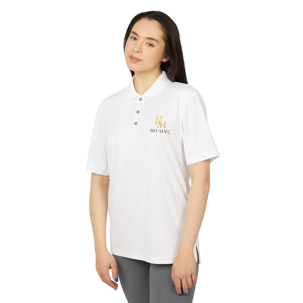 Performance Polo Shirt — RM Rose Mans Gold Logo