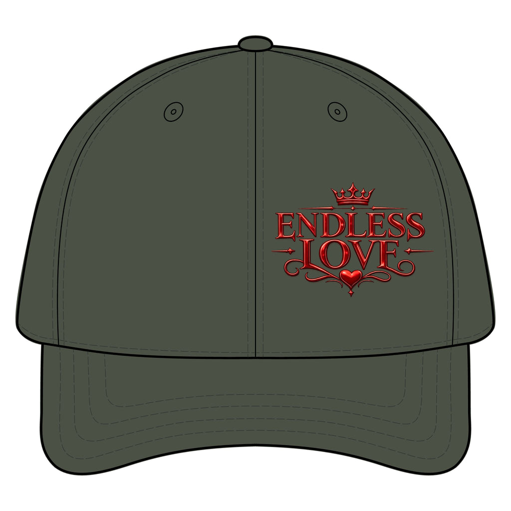 Endless Love Cap — Embroidered Romantic Twill Baseball Hat