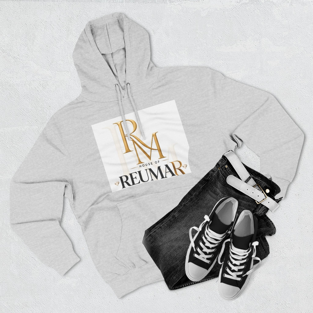 Art Lover Boutique Fleece Hoodie – 'House of Reumar' Designer Logo Pullover