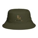 Bucket Hat — RM Reimay Gold Monogram Embroidered Logo