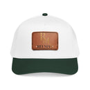 Leather Patch Baseball Cap - Monogram RM Reumay