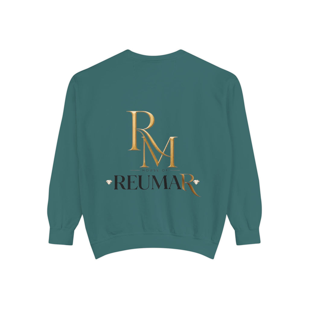Refinement Logo Sweatshirt — "The Art of Refinement" Garment-Dyed Crewneck