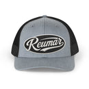 Reumar Gold Monogram Trucker Hat