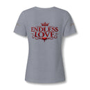 Women's V-Neck Tee — 'Reumar' Gold Monogram Logo