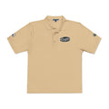 Embroidered Polo Shirt — Gold Crest 'M' Logo