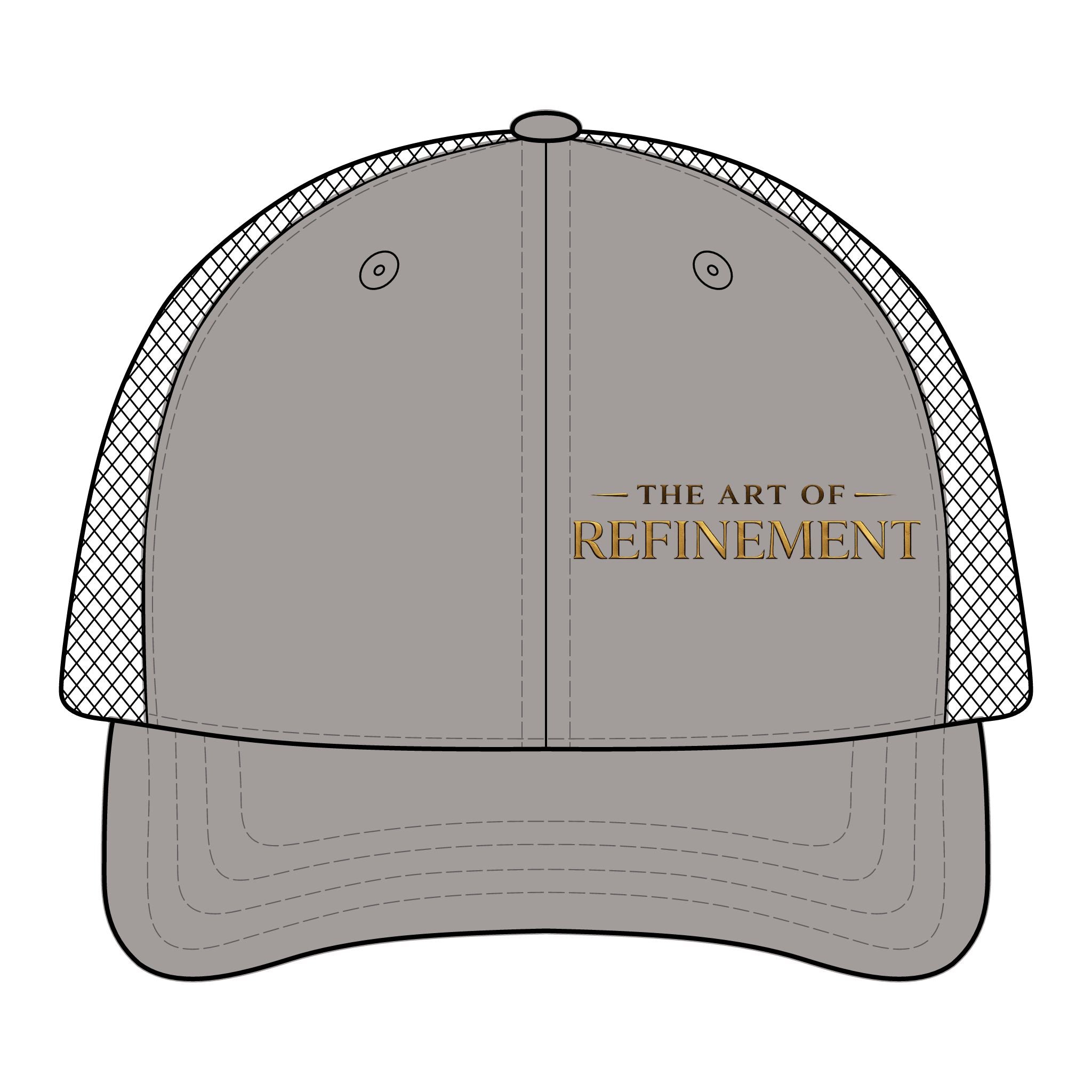 Trucker Cap — 'The Art of Refinement' Mesh Back Flexfit
