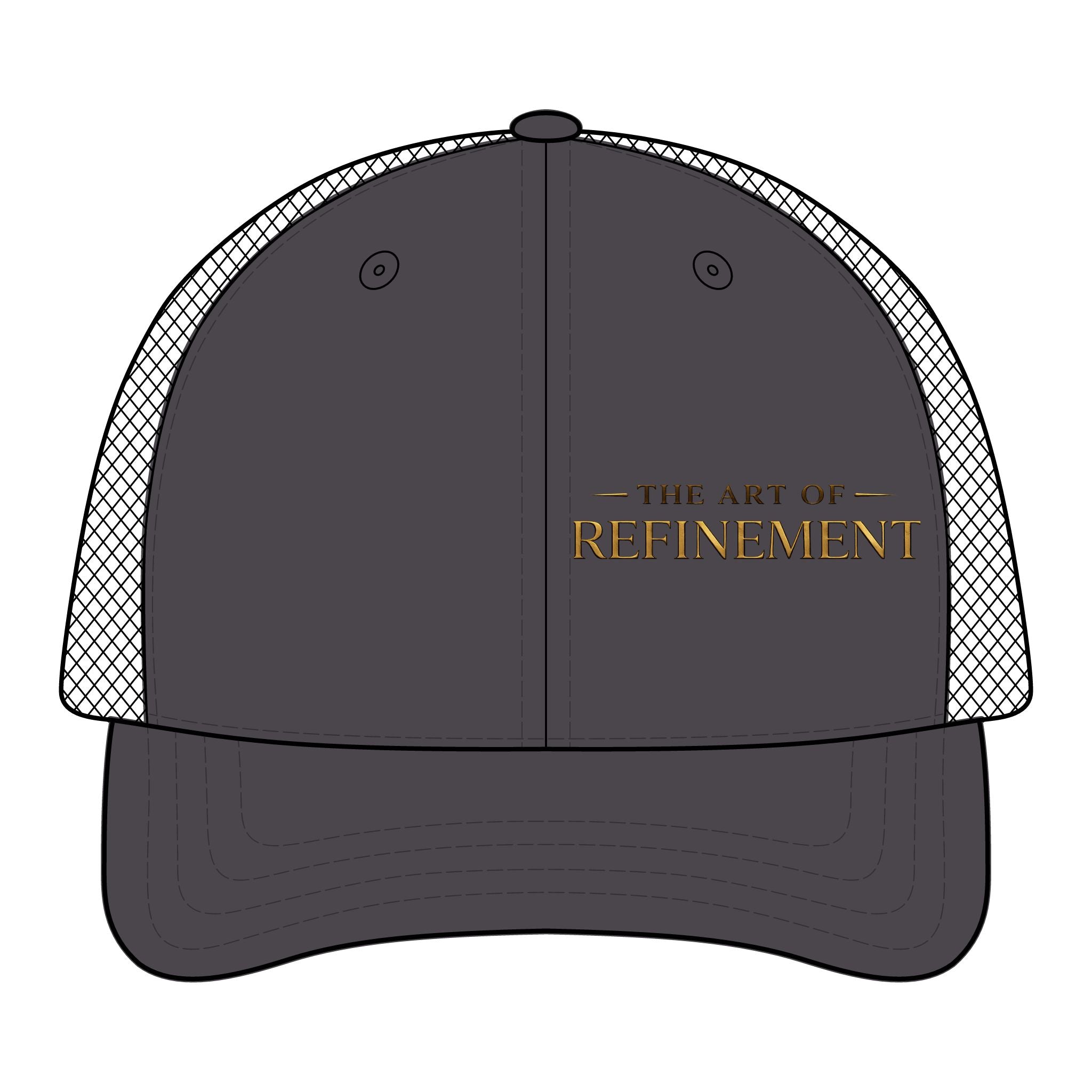 Trucker Cap — 'The Art of Refinement' Mesh Back Flexfit