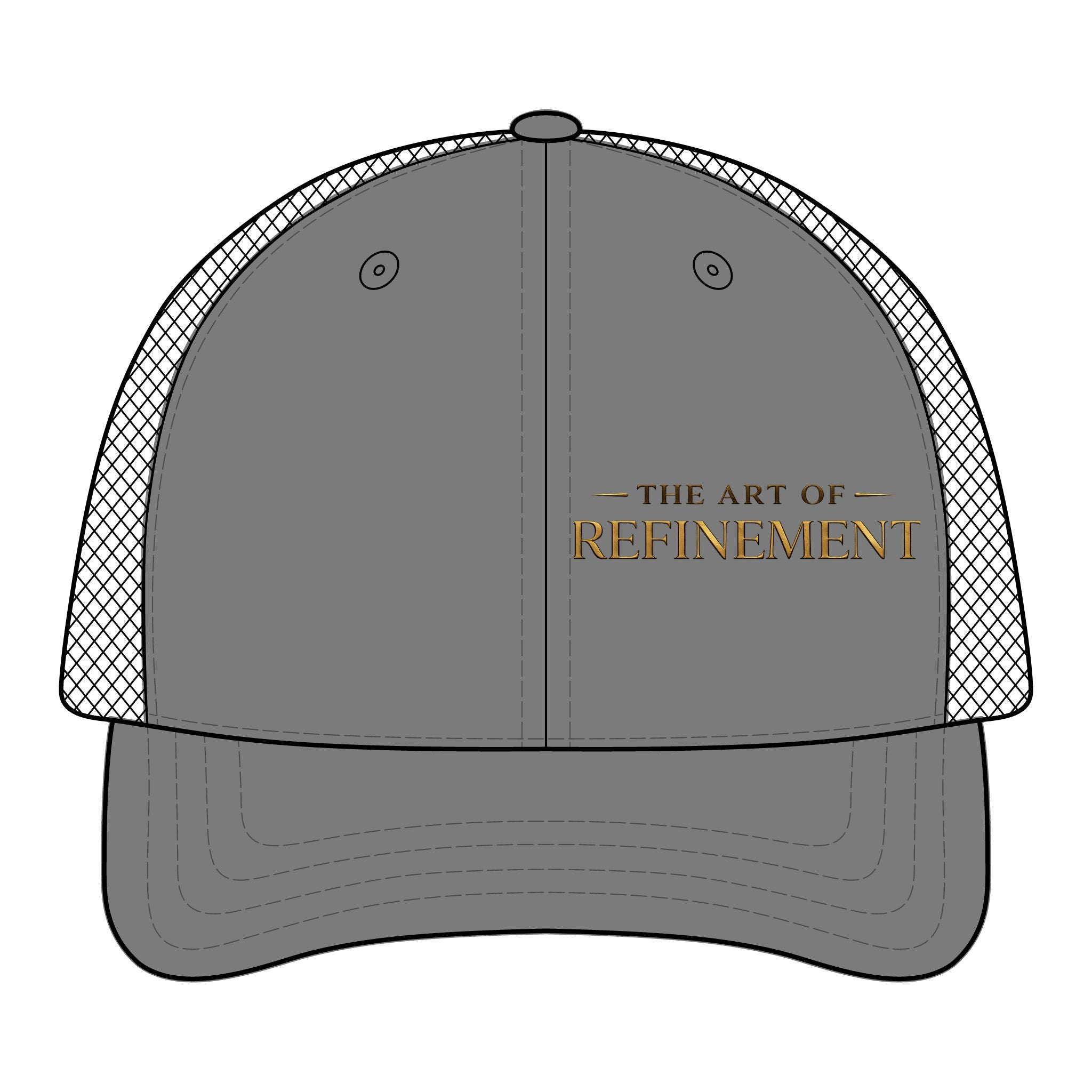 Trucker Cap — 'The Art of Refinement' Mesh Back Flexfit