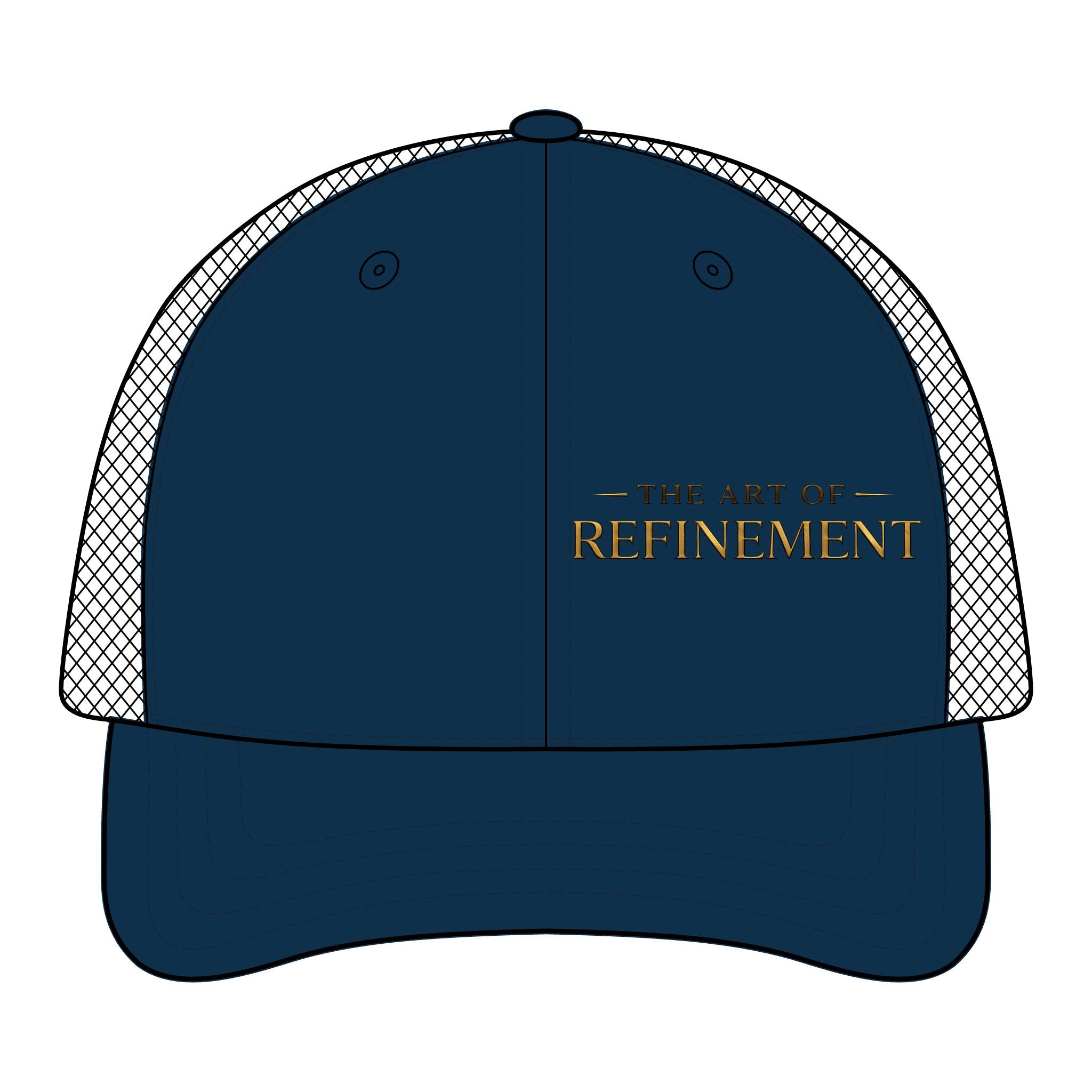 Trucker Cap — 'The Art of Refinement' Mesh Back Flexfit