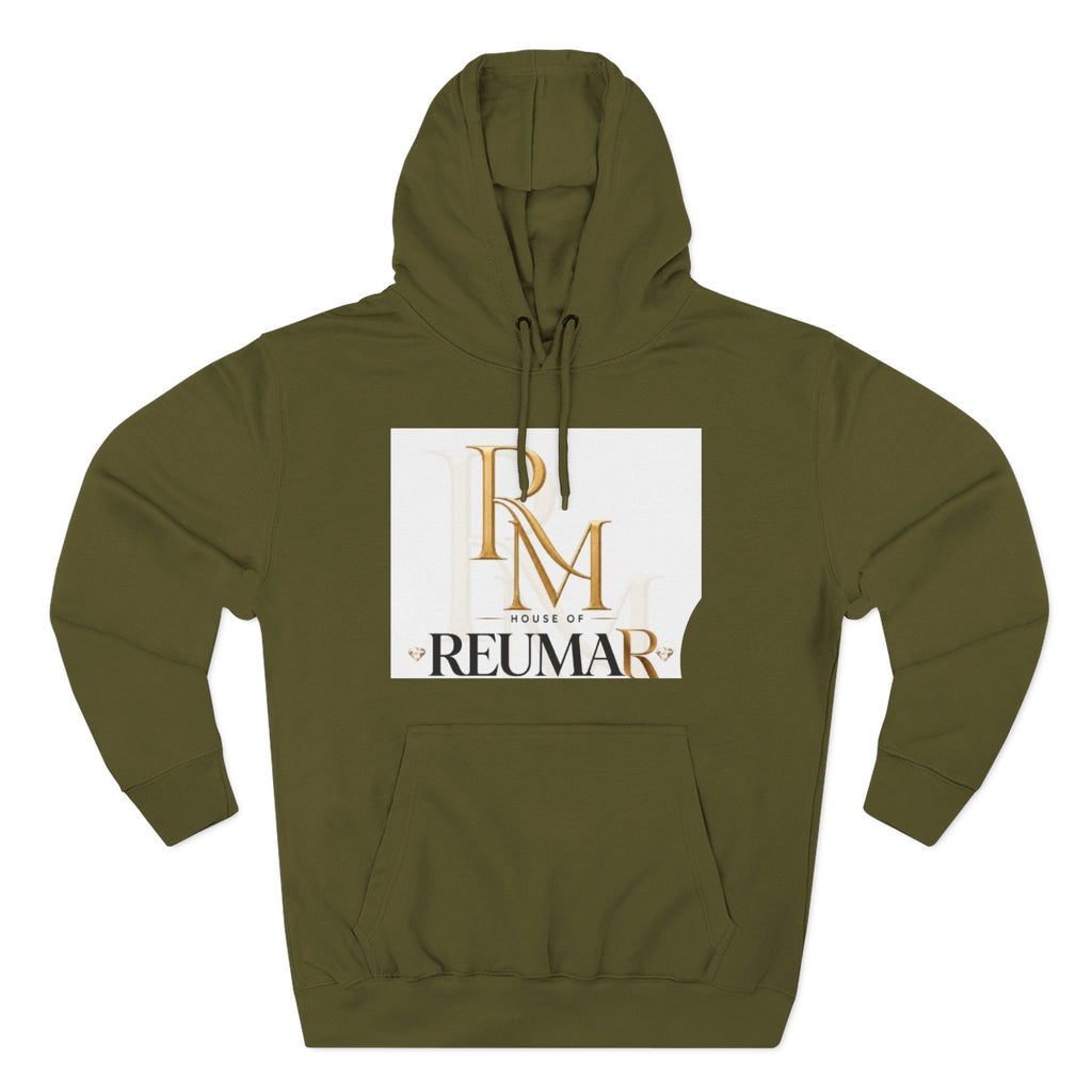 Art Lover Boutique Fleece Hoodie – 'House of Reumar' Designer Logo Pullover