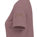 Women's V-Neck Tee — 'Reumar' Gold Monogram Logo