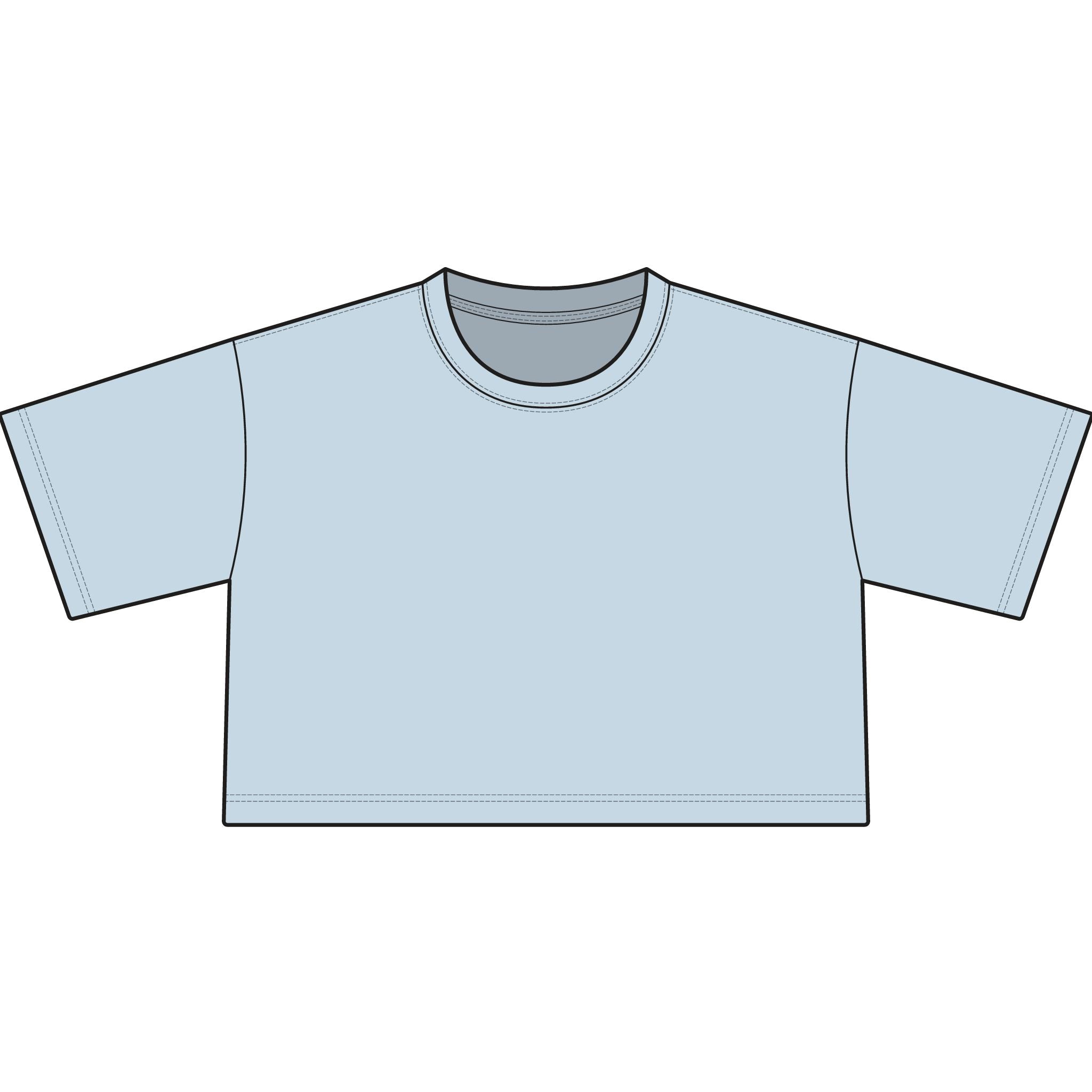 Reumar Monogram Cropped Tee