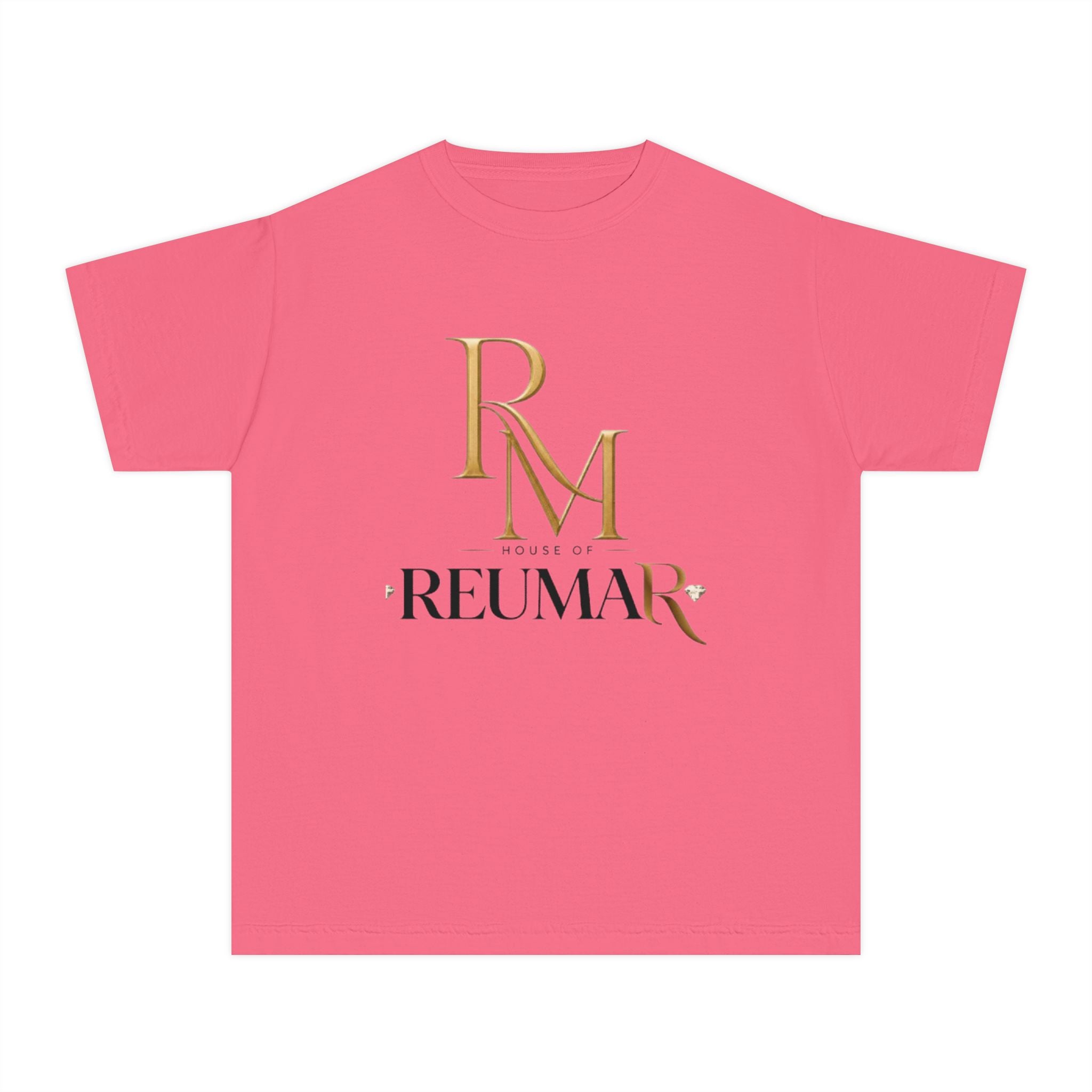 Youth Tee — Reumar Logo Front & "Thank You" Sunburst Back
