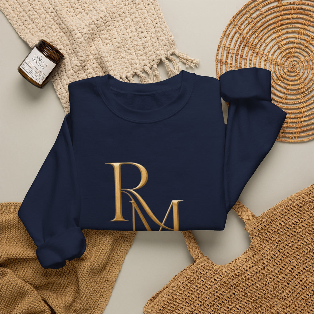 Crewneck Sweatshirt – Reumar Luxury Logo & "The Art of Refinement"