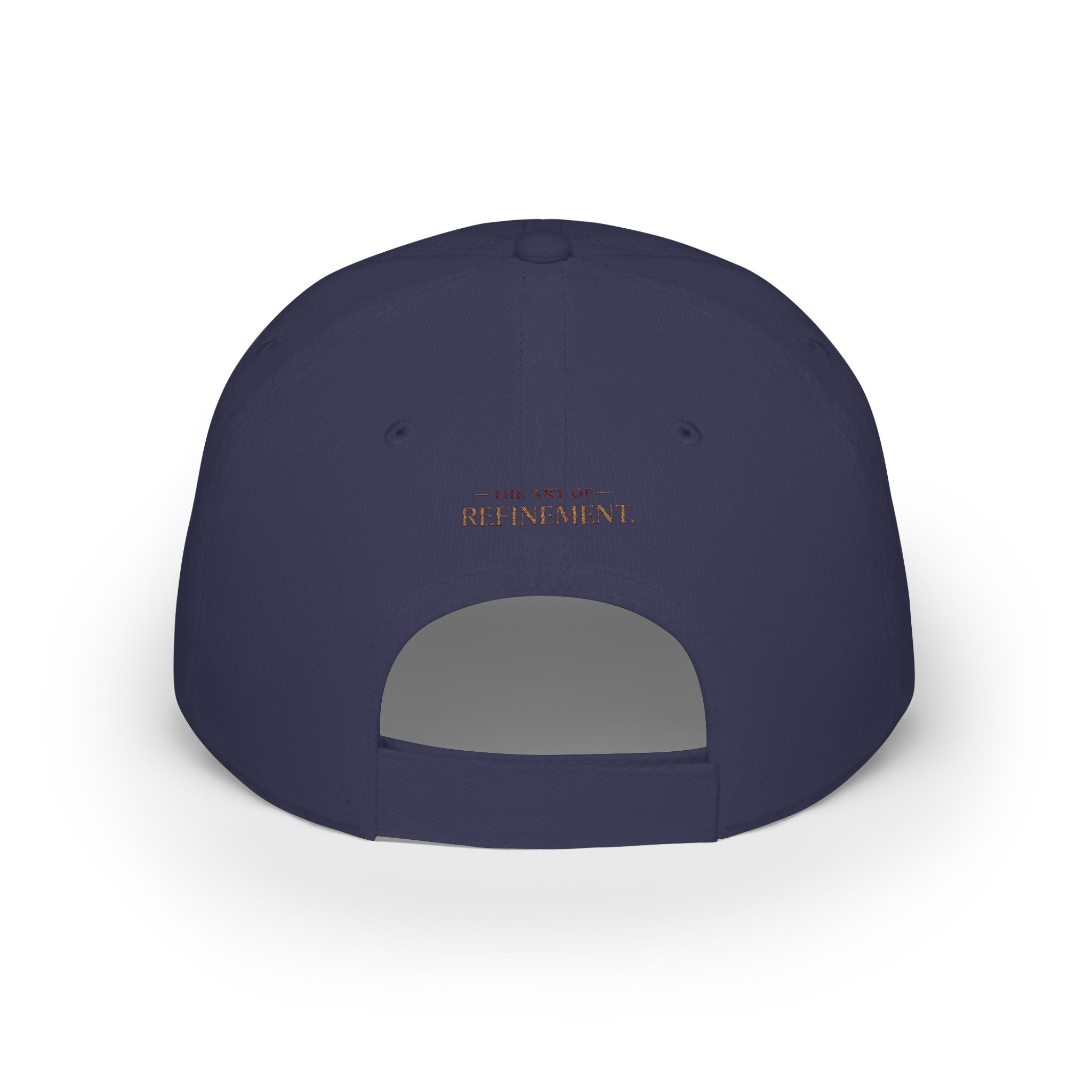 House of Reumar Red Low Profile Baseball Cap — Embroidered Logo Hat