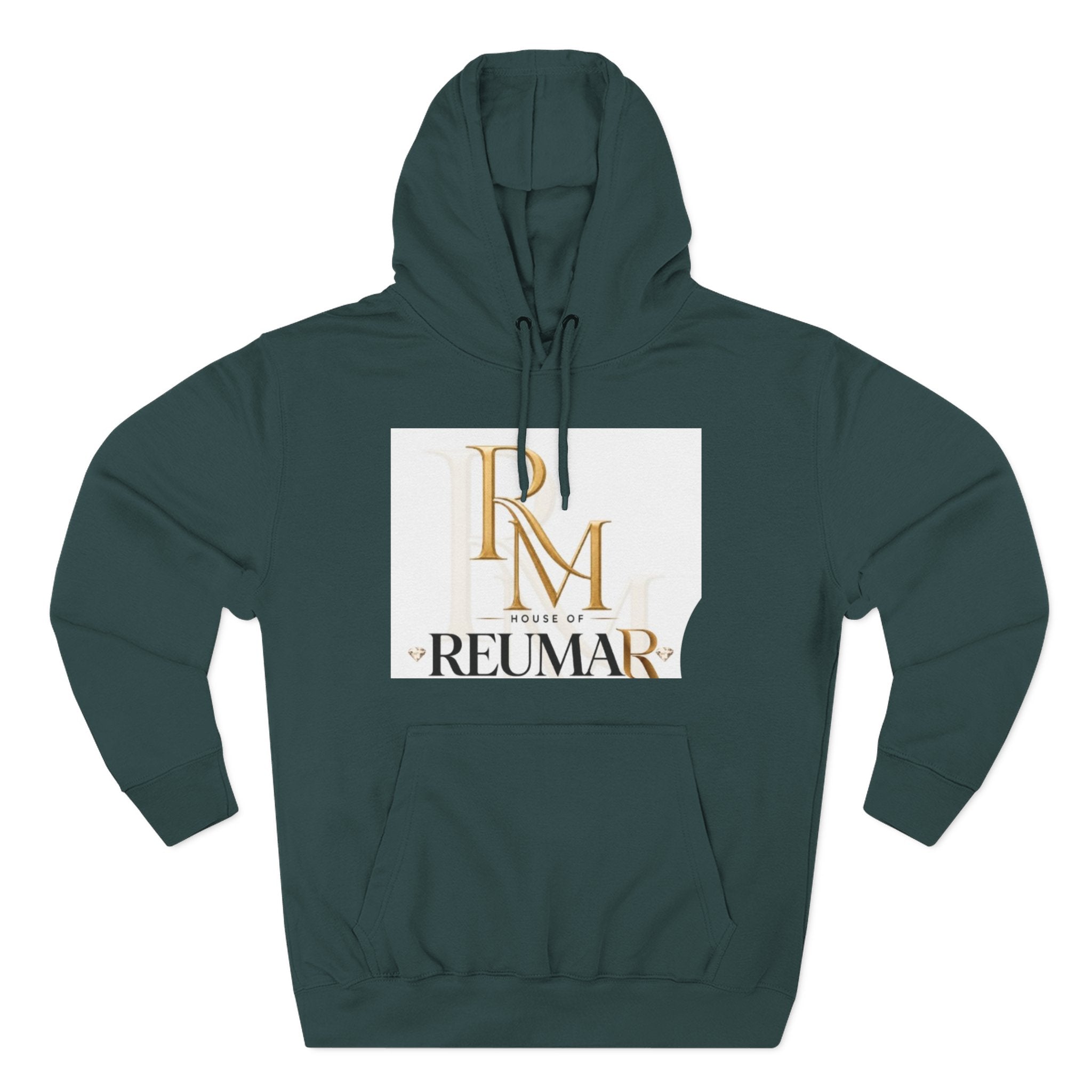 Art Lover Boutique Fleece Hoodie – 'House of Reumar' Designer Logo Pullover