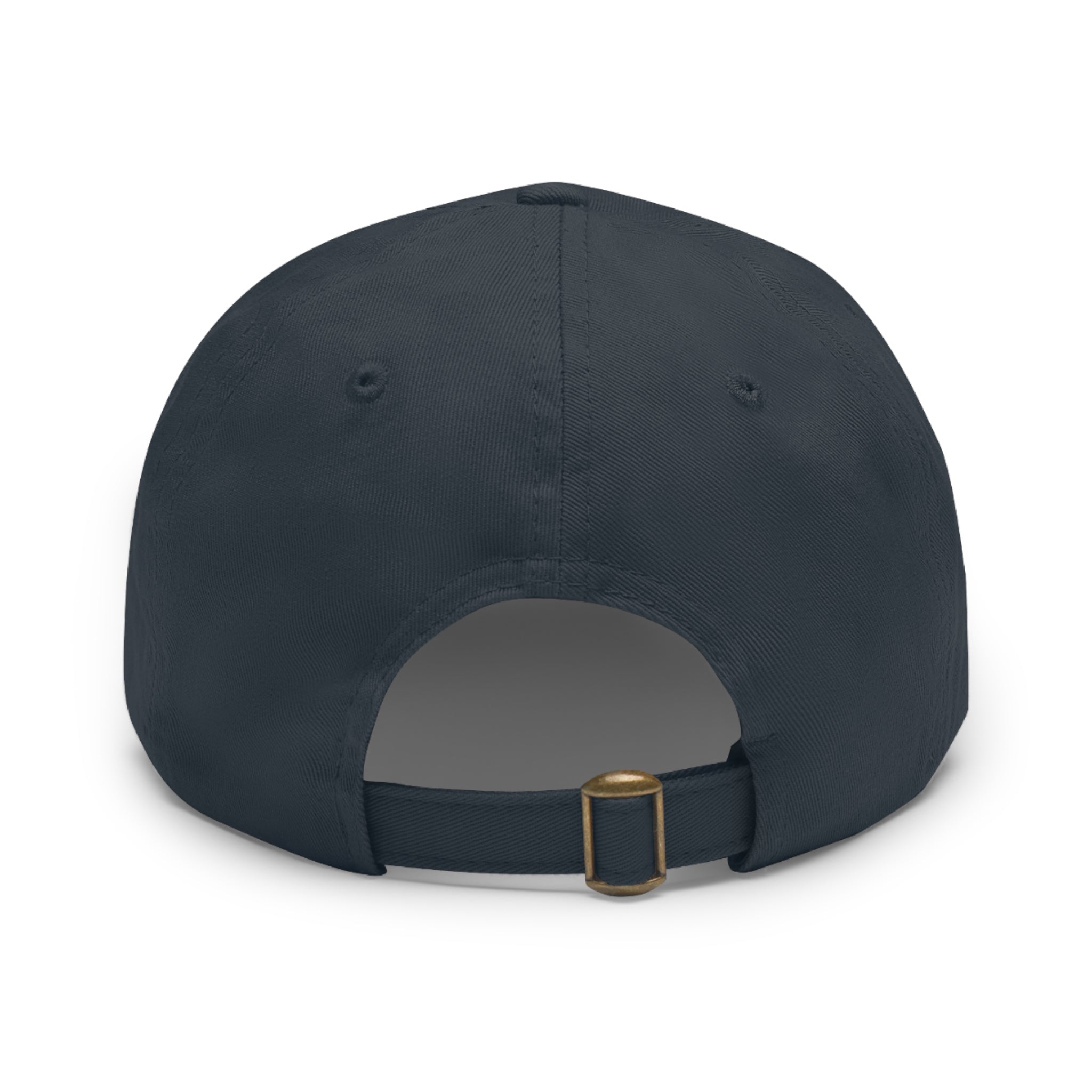 Reumar Pink Leather Patch Dad Hat