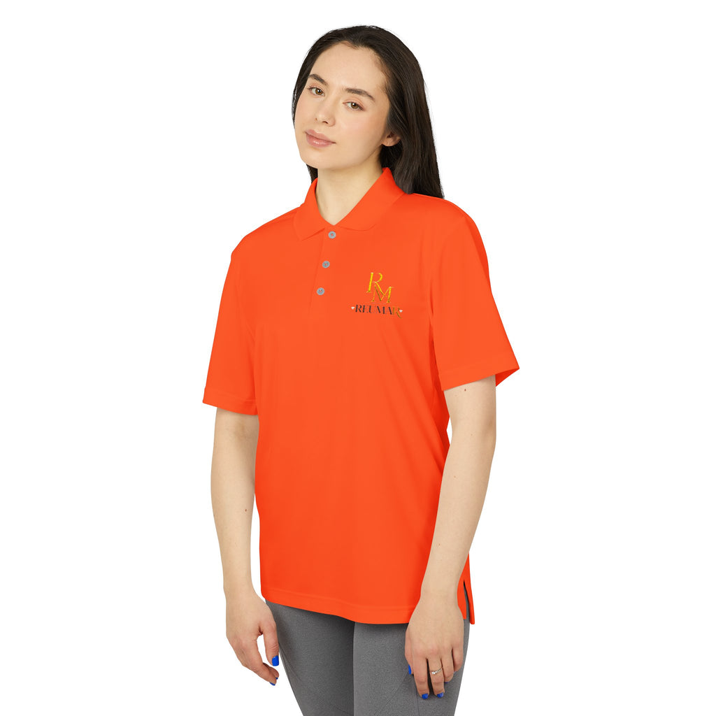 Performance Polo Shirt — RM Rose Mans Gold Logo