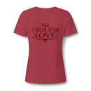 Women's V-Neck Tee — 'Reumar' Gold Monogram Logo