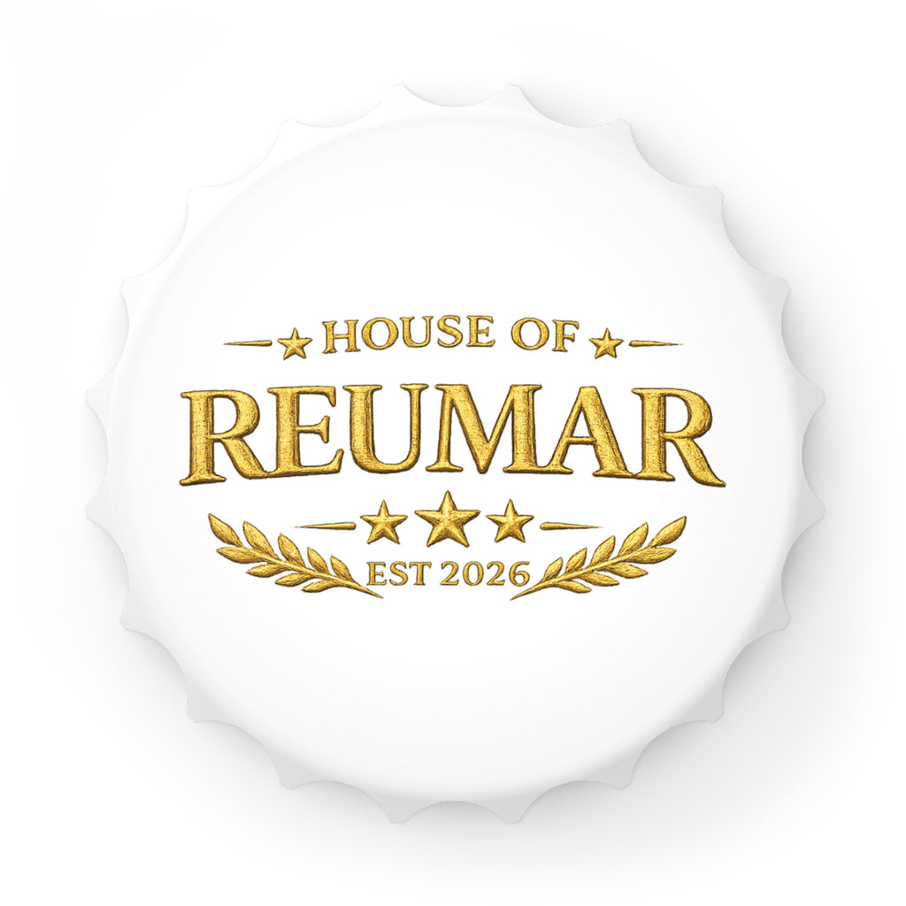 Bottle Opener — House of Reumar Gold Crest, Est. 2026