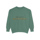 Refinement Logo Sweatshirt — "The Art of Refinement" Garment-Dyed Crewneck