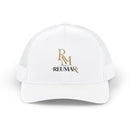 Reumar Gold Monogram Trucker Cap