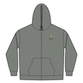 Embroidered Sherpa-Lined Zip Hoodie