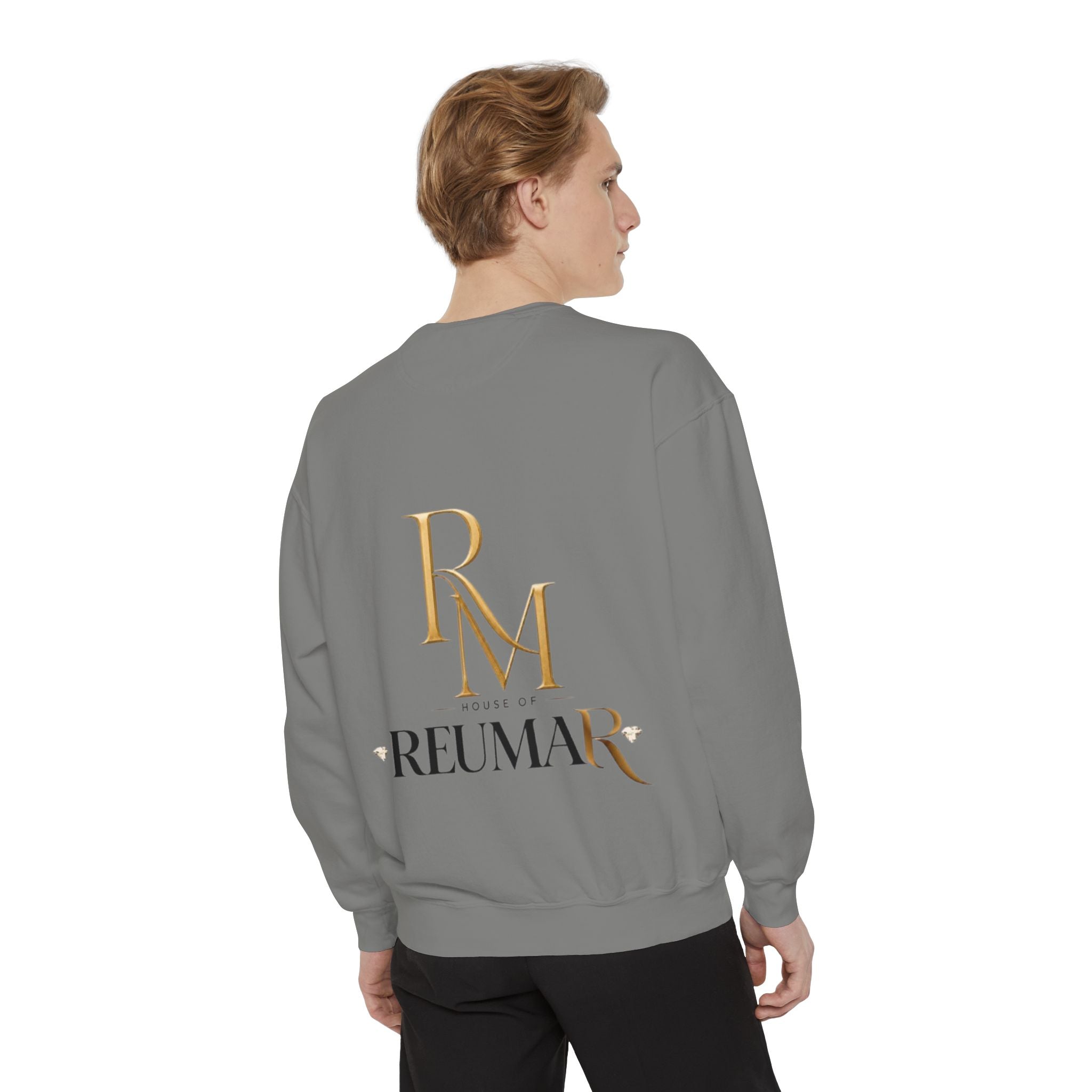 Refinement Logo Sweatshirt — "The Art of Refinement" Garment-Dyed Crewneck