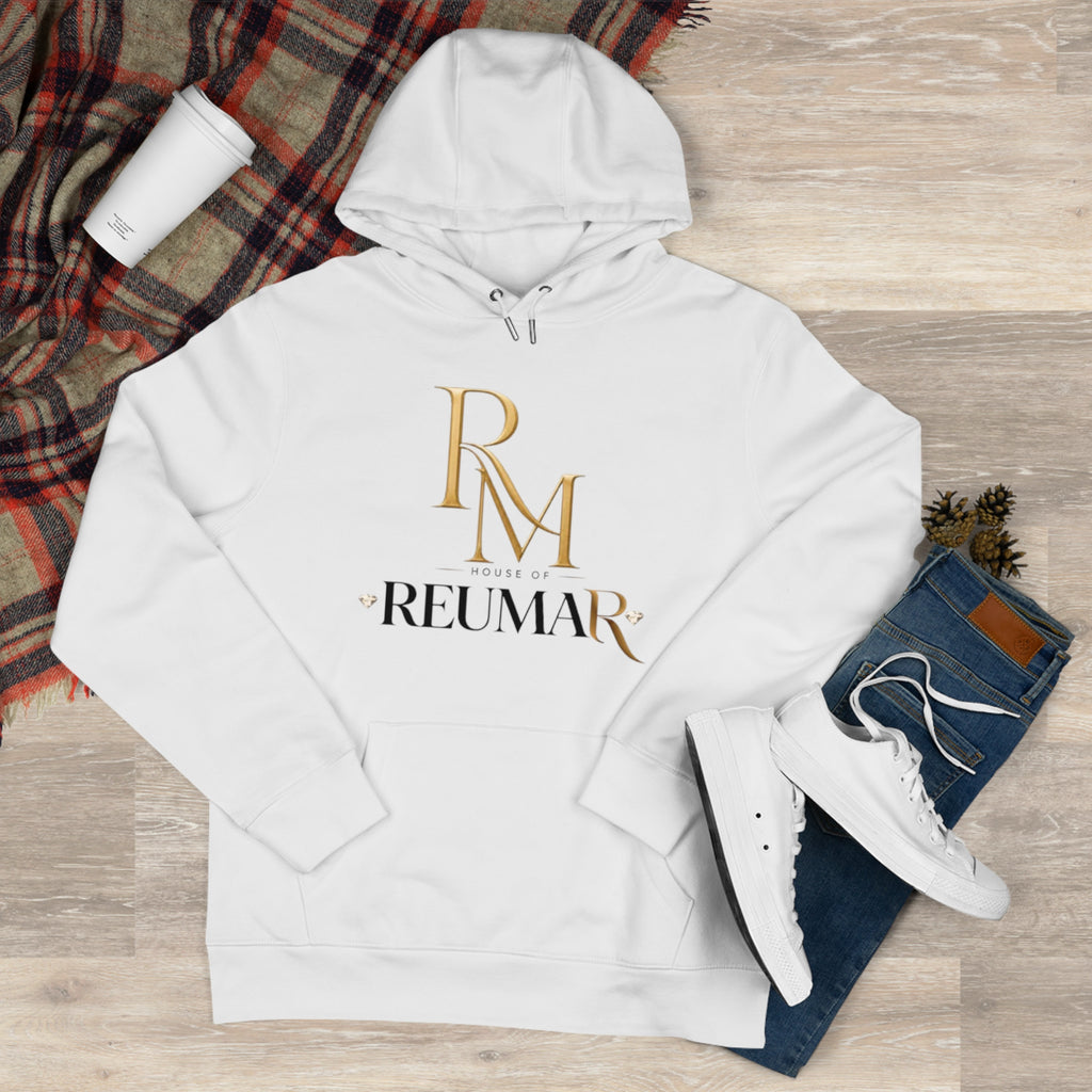 King Hoodie — Reumar RM Gold Logo Hooded Sweatshirt, "Be Good Do Good" Back Design