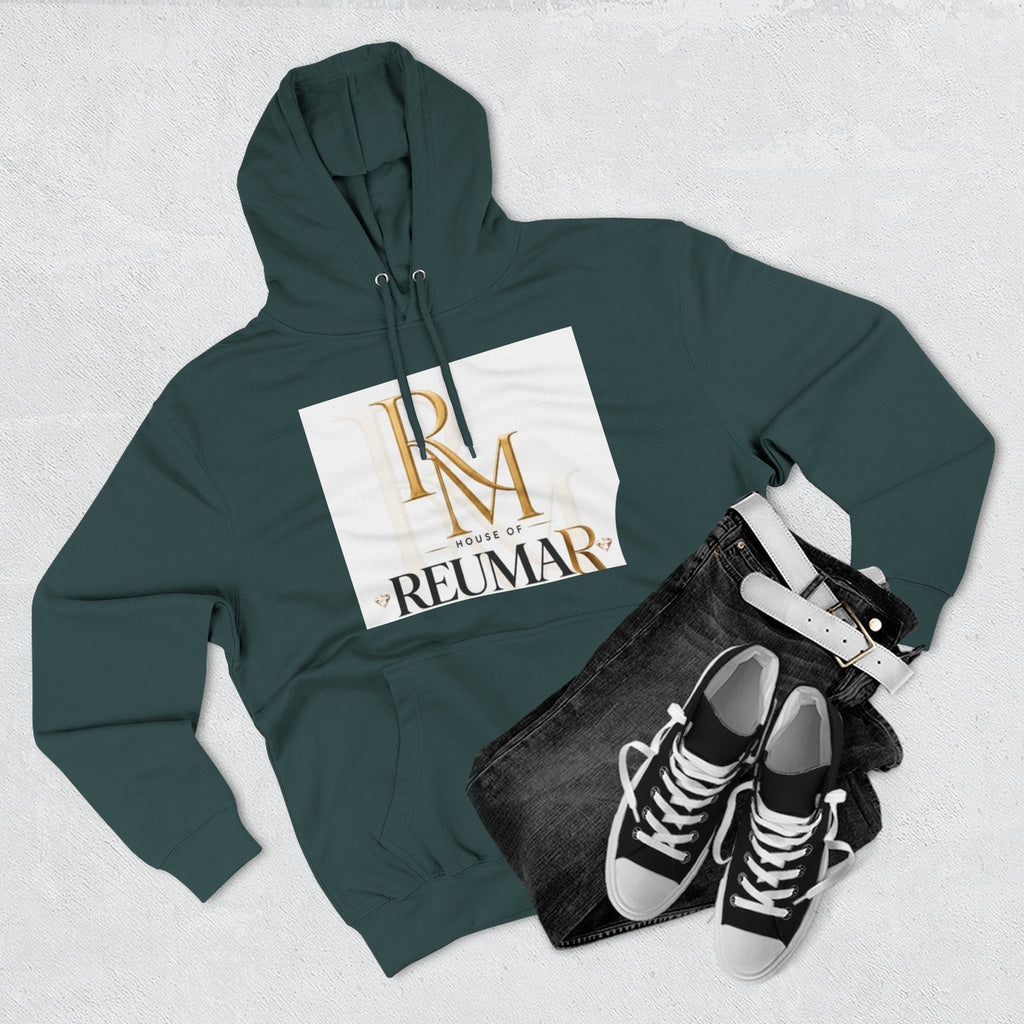 Art Lover Boutique Fleece Hoodie – 'House of Reumar' Designer Logo Pullover