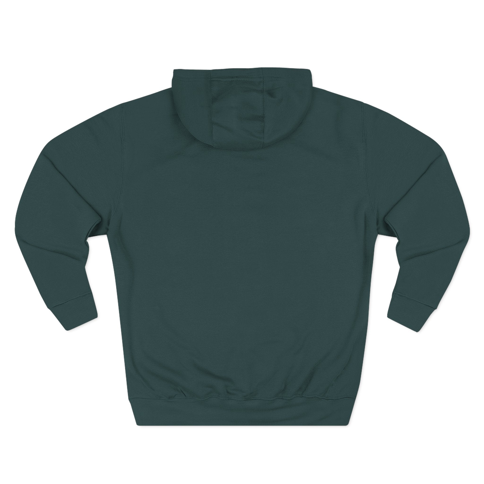 Minimalist Gold Monogram Hoodie — 'RM' Chest Logo Fleece Pullover