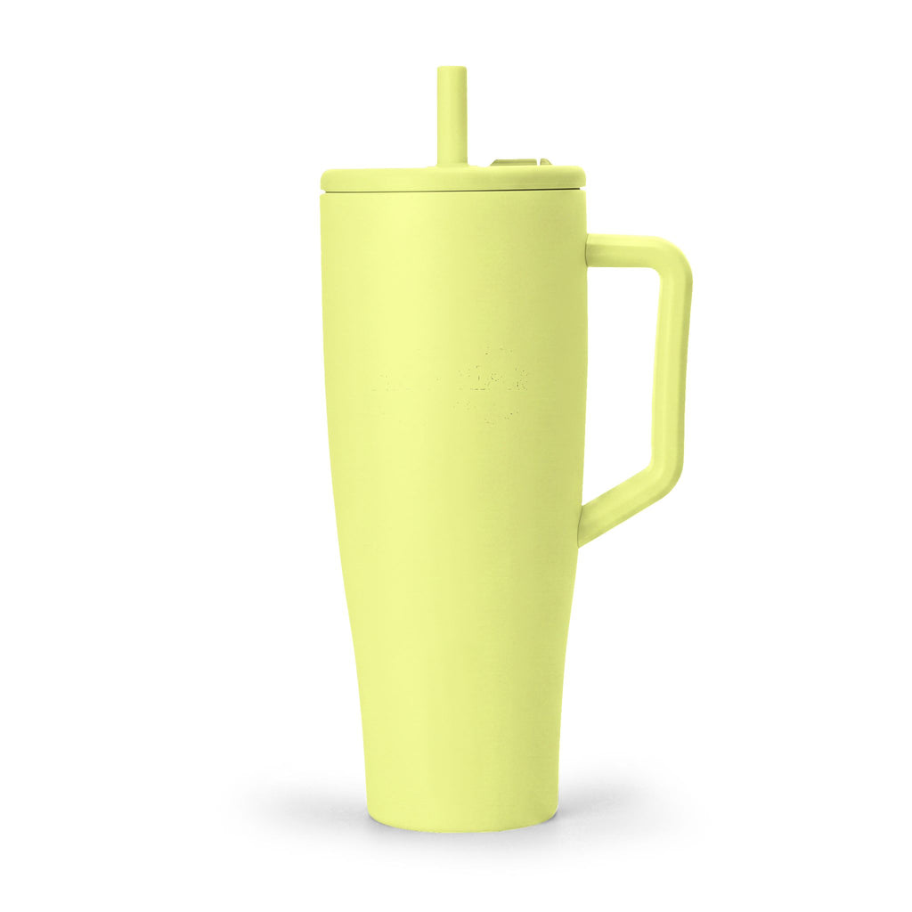 40oz Insulated Tumbler with Handle & Lid — Engraved Travel Mug