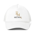 Reumar Gold Monogram Trucker Cap