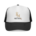 Reumar Gold Monogram Trucker Cap