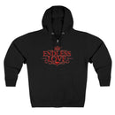 Endless Love Zip Hoodie - Romantic Crown Graphic Couples Pullover