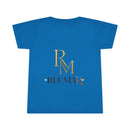 Toddler T-Shirt with Gold Monogram RM | Personalized Kids Tee
