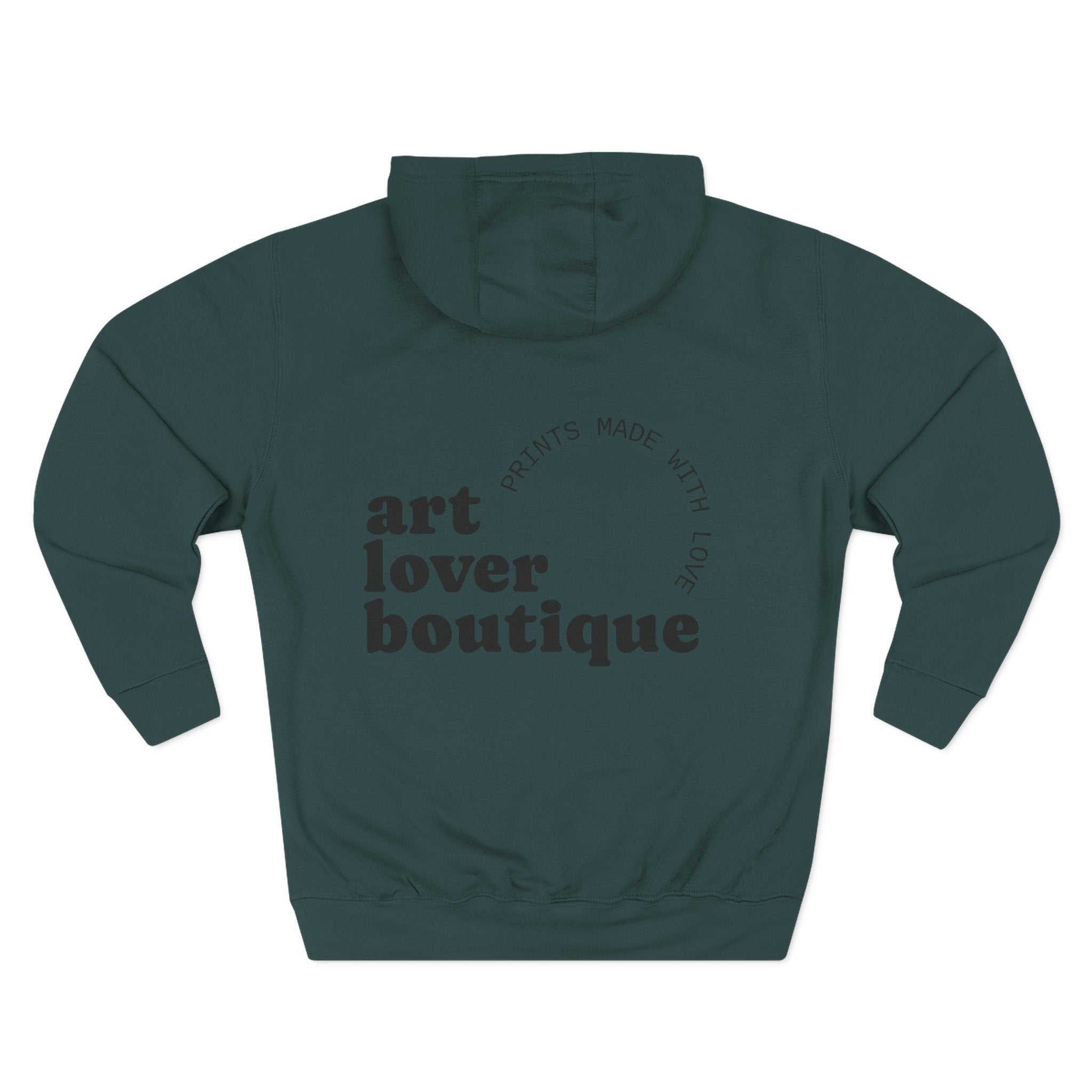 Art Lover Boutique Fleece Hoodie – 'House of Reumar' Designer Logo Pullover