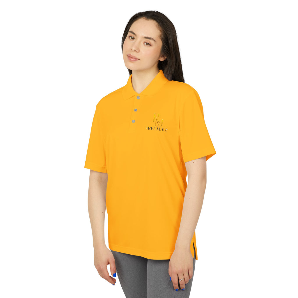 Performance Polo Shirt — RM Rose Mans Gold Logo