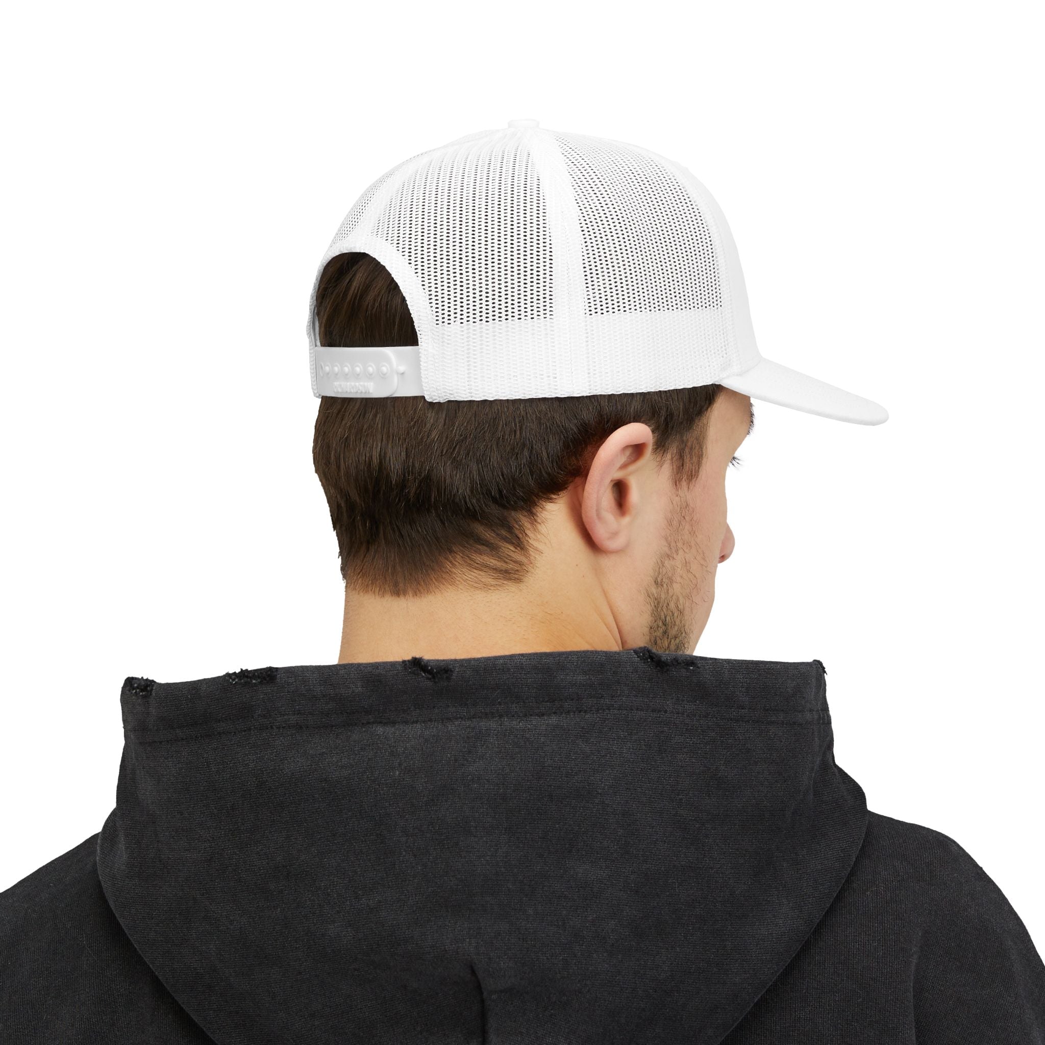 Reumar Gold Monogram Trucker Cap